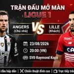 Nhận định, soi kèo trận đấu Angers vs Lille 20h00 ngày 23/08 - Trực tiếp bóng đá Xoilac TV